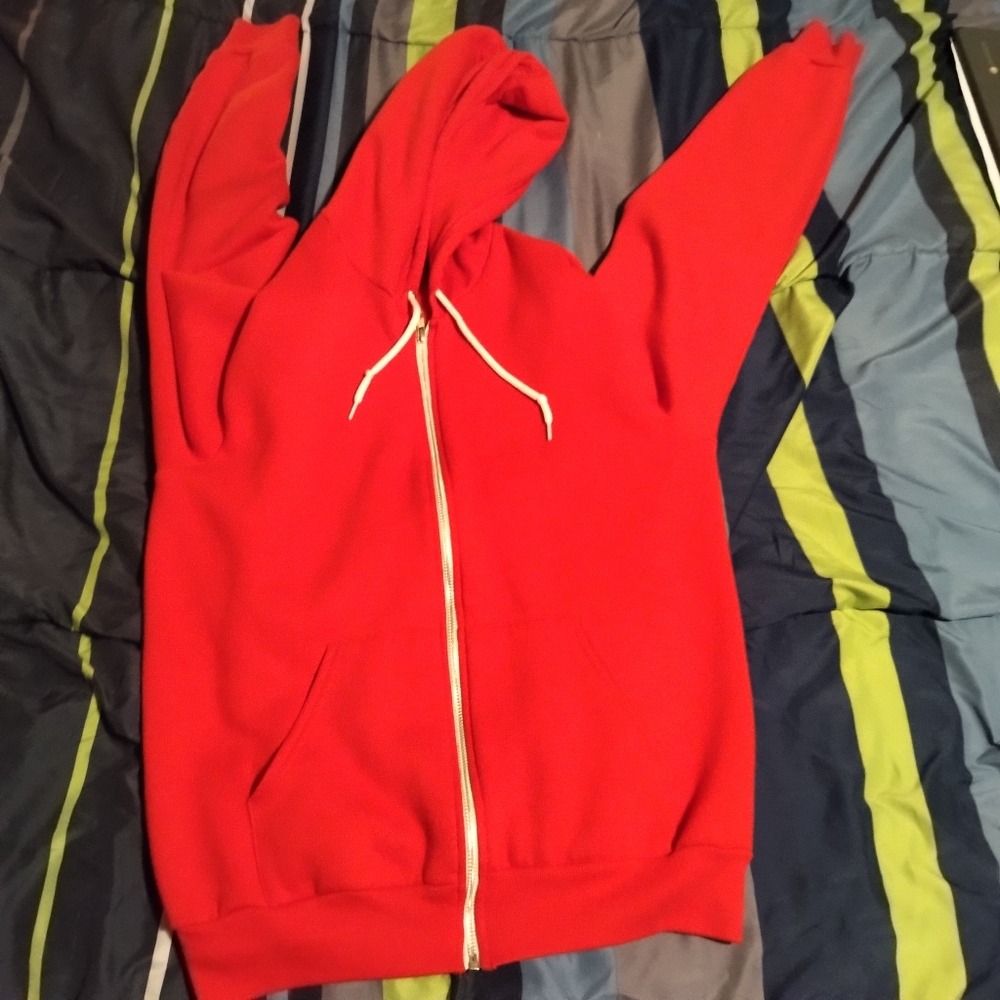 Red Zip Up Hoodie